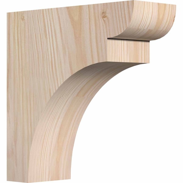 Ekena Millwork Yorktown Smooth Corbel, Douglas Fir, 3 1/2"W x 10"D x 10"H COR04X10X10YOR00SDF - main